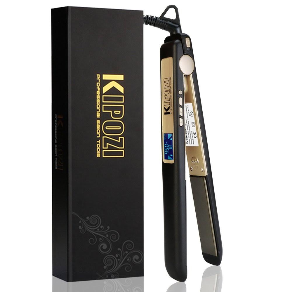 KIPOZI Professional Hair Straightener Titanium
